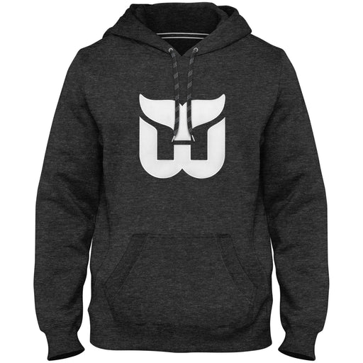 Hartford Whalers NHL Bulletin Men's Charcoal Express Twill Logo Hoodie