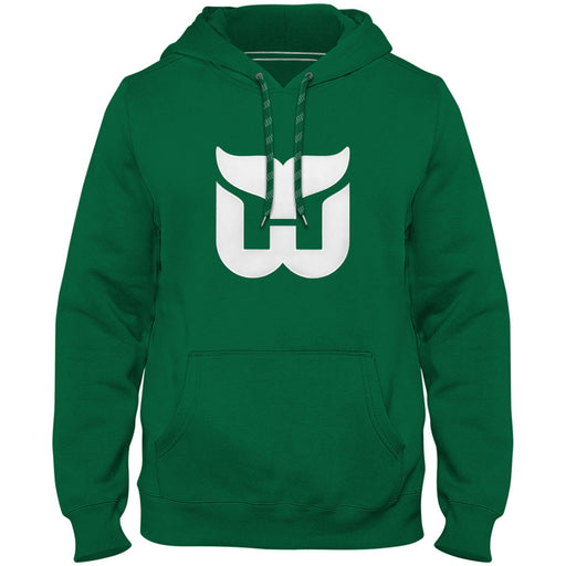 Hartford Whalers NHL Bulletin Men's Green Express Twill Logo Hoodie