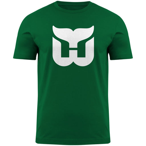 Hartford Whalers NHL Bulletin Men's Green Vintage Logo T-Shirt