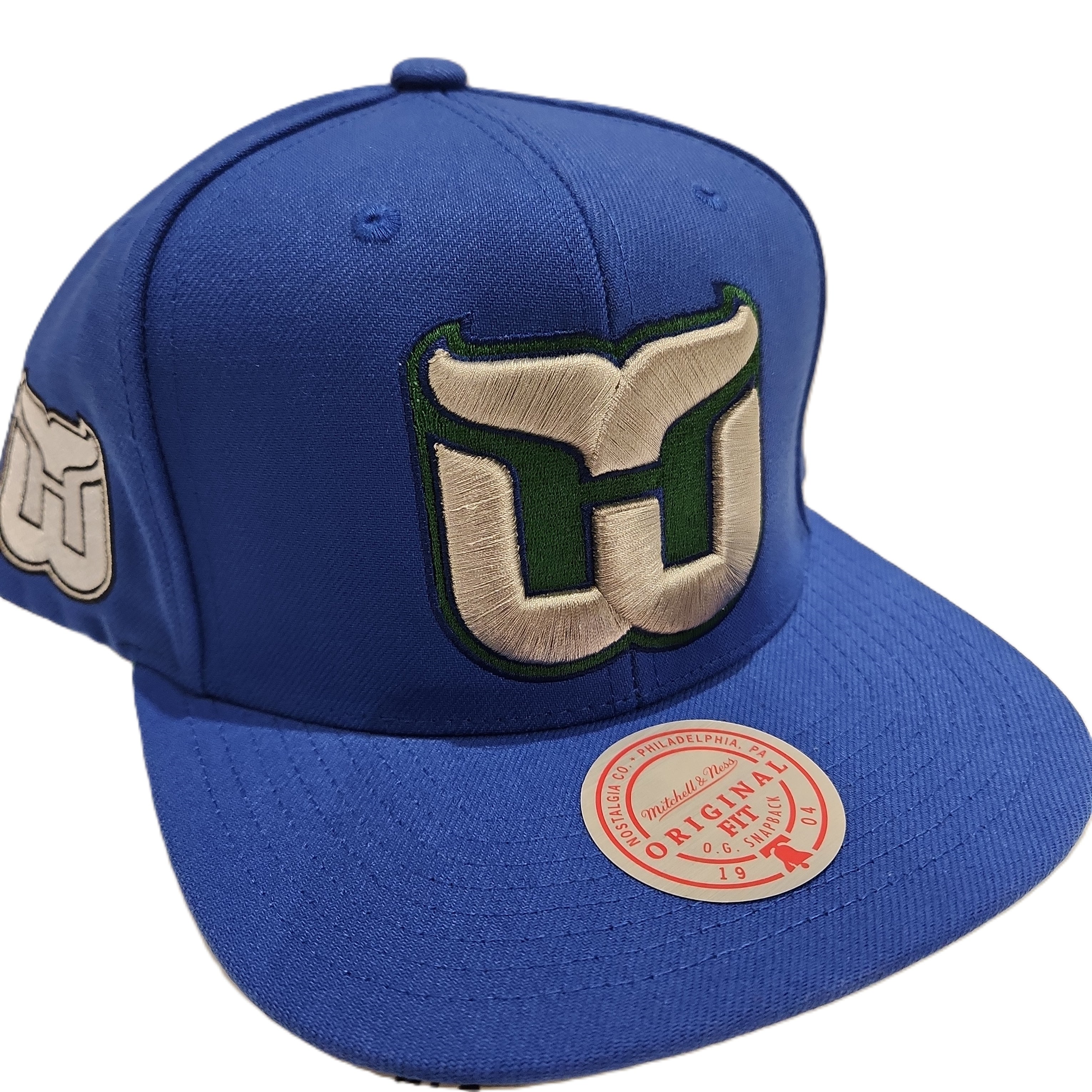 Hartford Whalers NHL Mitchell & Ness Men's Royal Blue Alternate Flip Snapback