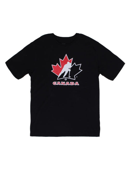 Hockey Canada IIHF Gertex Youth Black Authentic T-Shirt