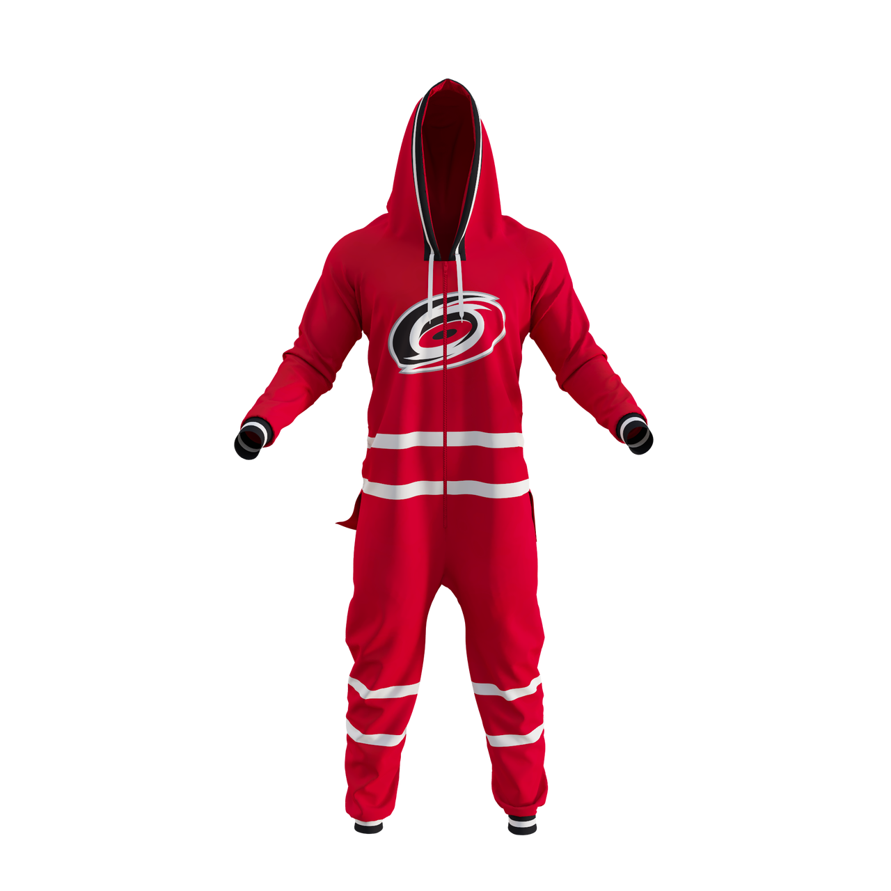 Uniforme de l'équipe rouge des Hurricanes de la Caroline de la LNH Hockey Sockey pour hommes