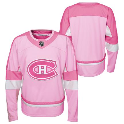 Montreal Canadiens NHL Outerstuff Youth Pink Fashion Jersey