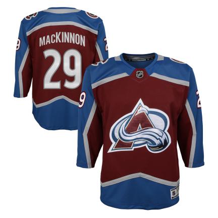 Nathan Mackinnon Colorado Avalanche NHL Outerstuff Youth Burgundy Premier Jersey