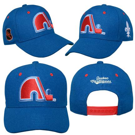 Nordiques de Québec NHL Outerstuff Youth Royal Blue Reissue Precurve Snapback