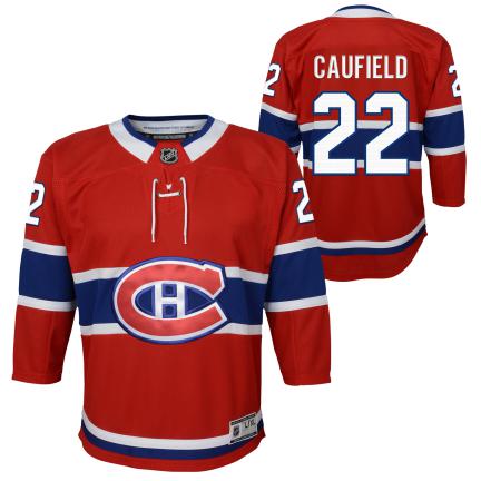 Cole Caufield Montreal Canadiens NHL Outerstuff Youth Red Premier Jersey