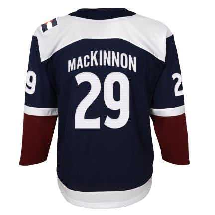 Nathan Mackinnon Colorado Avalanche NHL Outerstuff Youth Navy Premier Alternate Jersey