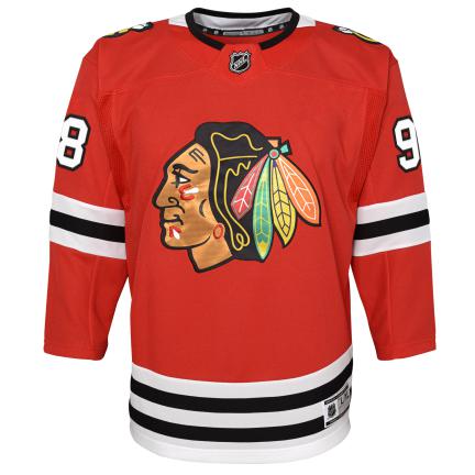 Connor Bedard Chicago Blackhawks NHL Outerstuff Youth Red Premier Jersey