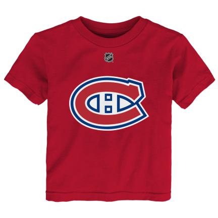 Cole Caufield Canadiens de Montréal NHL Outerstuff T-shirt rouge pour tout-petit