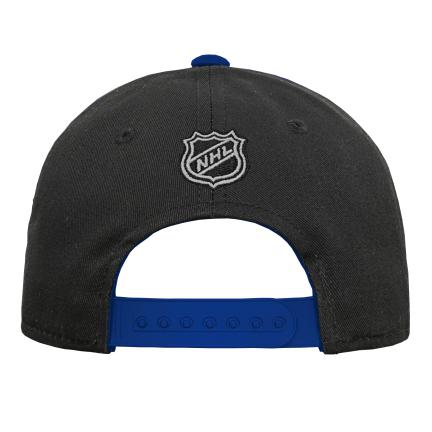 Toronto Maple Leafs NHL Outerstuff Youth Black Precurve Snapback