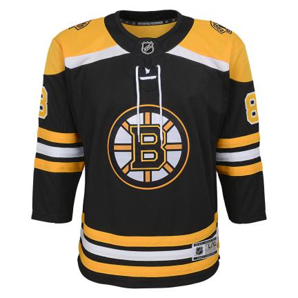 David Pastrnak Boston Bruins NHL Outerstuff Youth Black Premier Home Jersey