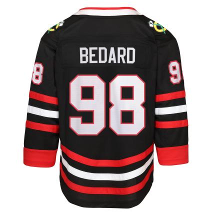 Connor Bedard Chicago Blackhawks NHL Outerstuff Youth Alternate Premier Jersey