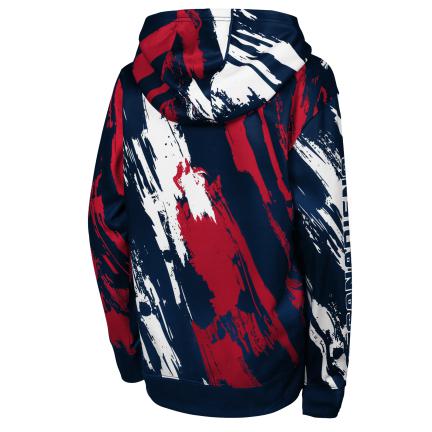 Montreal Canadiens NHL Outerstuff Youth Navy Master Snipe Sublimated Pullover Hoodie