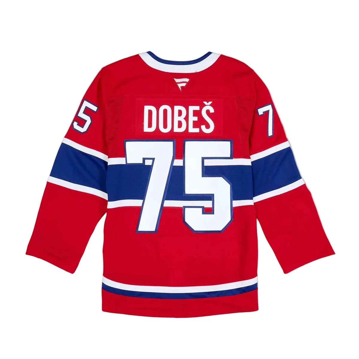 Jakub Dobes Montreal Canadiens NHL Fanatics Branded Men's Red Pro-Stitched Premium Jersey
