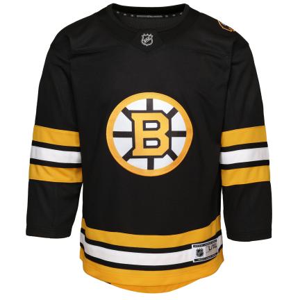 Boston Bruins NHL Outerstuff Youth Black Premier Home Jersey