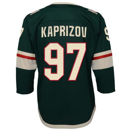 Kirill Kaprizov Minnesota Wild NHL Outerstuff Youth Green Premier Home Jersey