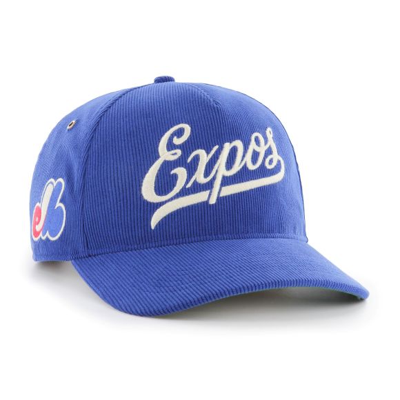 Montreal Expos MLB 47 Brand Men's Royal Blue Golden Age Cord Hitch Adjustable Hat