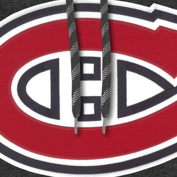 Chandail à capuchon avec logo en sergé Charcoal Express des Canadiens de Montréal NHL Bulletin pour hommes