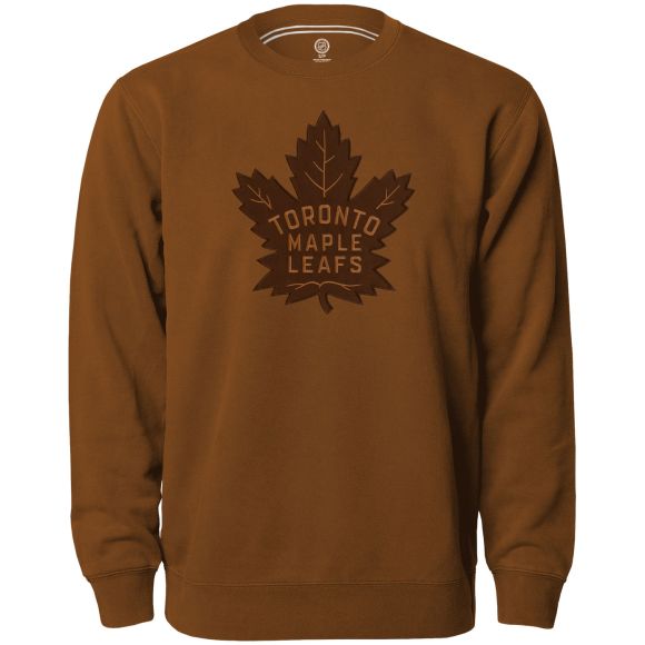 Toronto Maple Leafs NHL Bulletin Men's Dune Twill Tonal Logo Express Crew Sweater