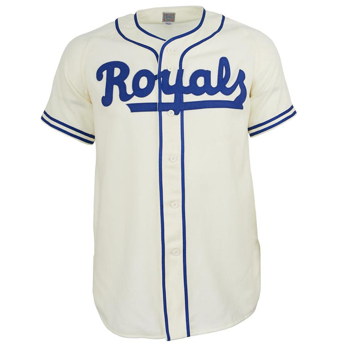 Jackie Robinson Brooklyn Dodgers Men's Cooperstown Blue Away Throwback  Jersey
