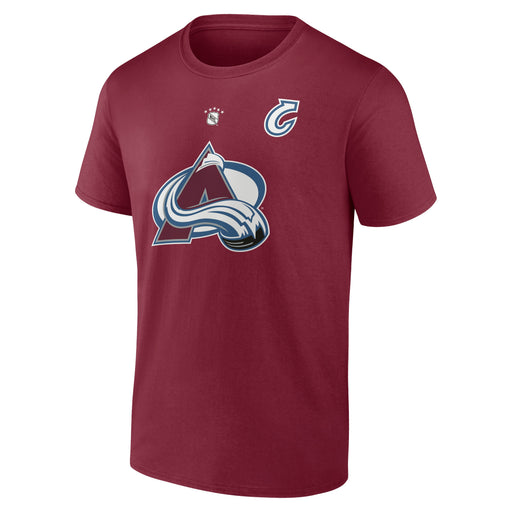 Joe Sakic Colorado Avalanche NHL Fanatics Branded Men's Dark Garnet Alumni Authentic T-Shirt