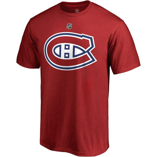 Jonathan Drouin Montreal Canadiens NHL Fanatics Branded Men's Red Authentic T Shirt