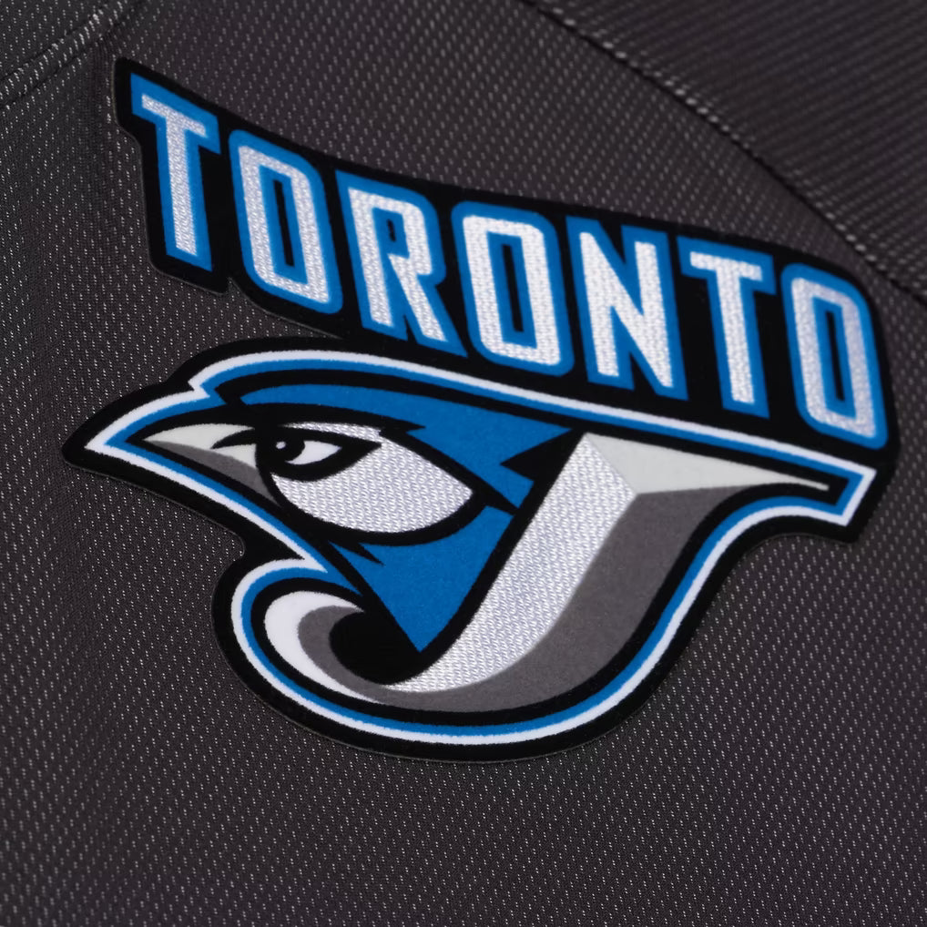Jose Bautista Toronto Blue Jays MLB Mitchell & Ness Men's Dark Gray 2008 Authentic Batting Practice Jersey