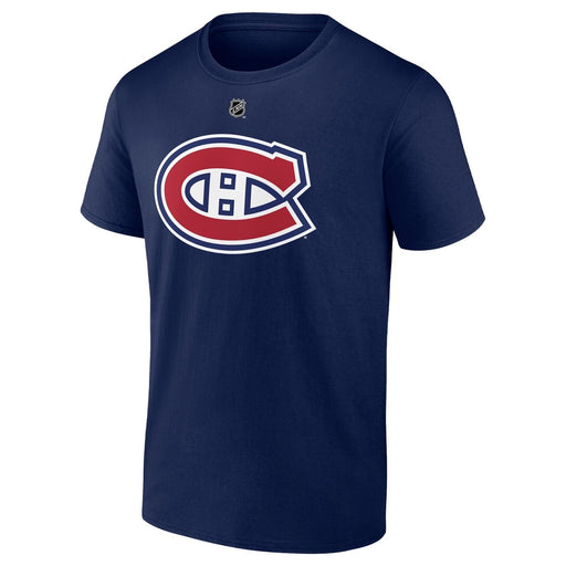 Juraj Slafkovský Montreal Canadiens NHL Fanatics Branded Men's Navy Authentic T-Shirt