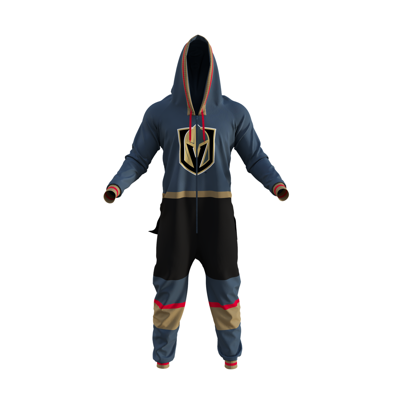 Las Vegas Golden Knights NHL Hockey Sockey Men's Grey Team Uniform Onesie