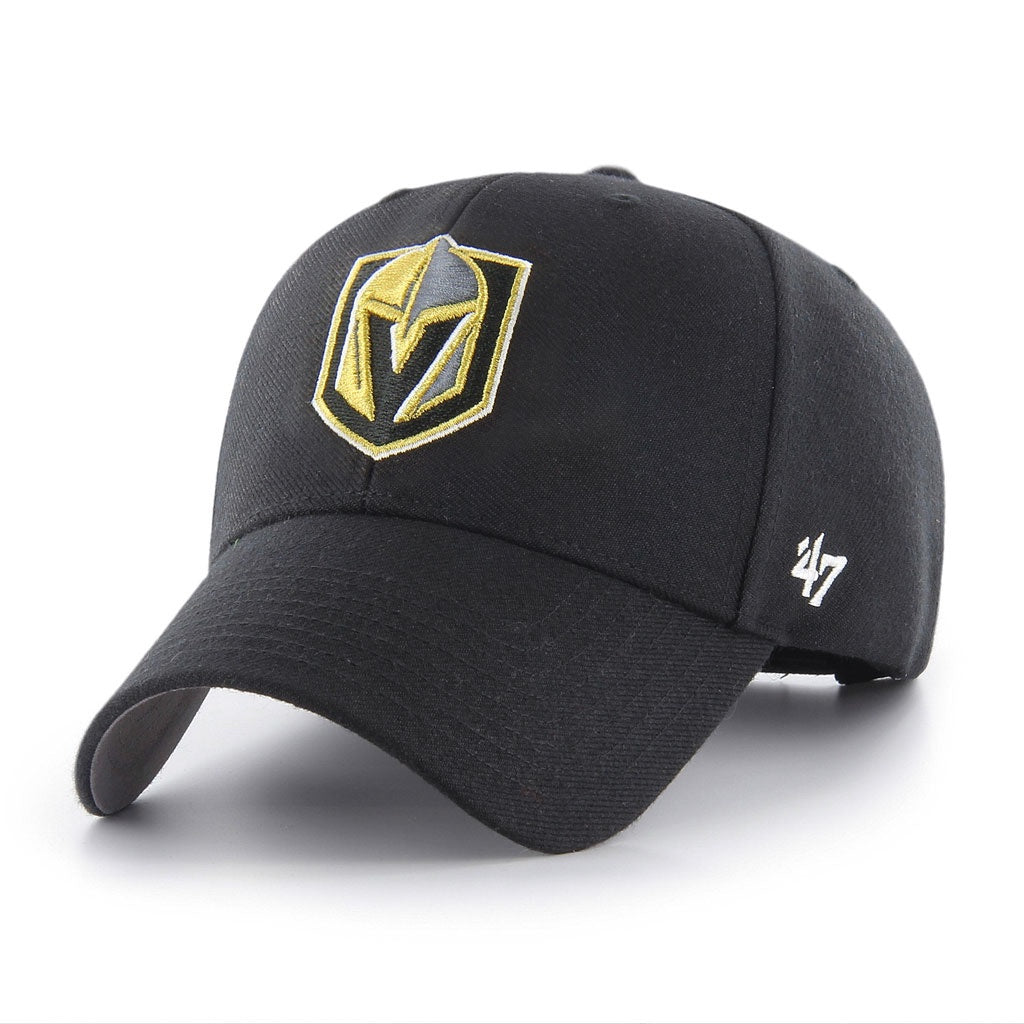 Las Vegas Golden Knights NHL 47 Brand Men's Black MVP Adjustable Hat