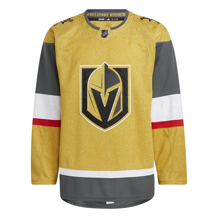 adidas Golden Knights Home Authentic Jersey - Gold, Men's Hockey