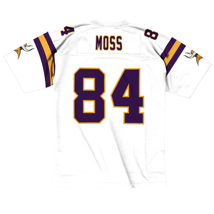 Randy Moss Minnesota Vikings NFL Mitchell & Ness Men's White 1998 Legacy Replica Jersey