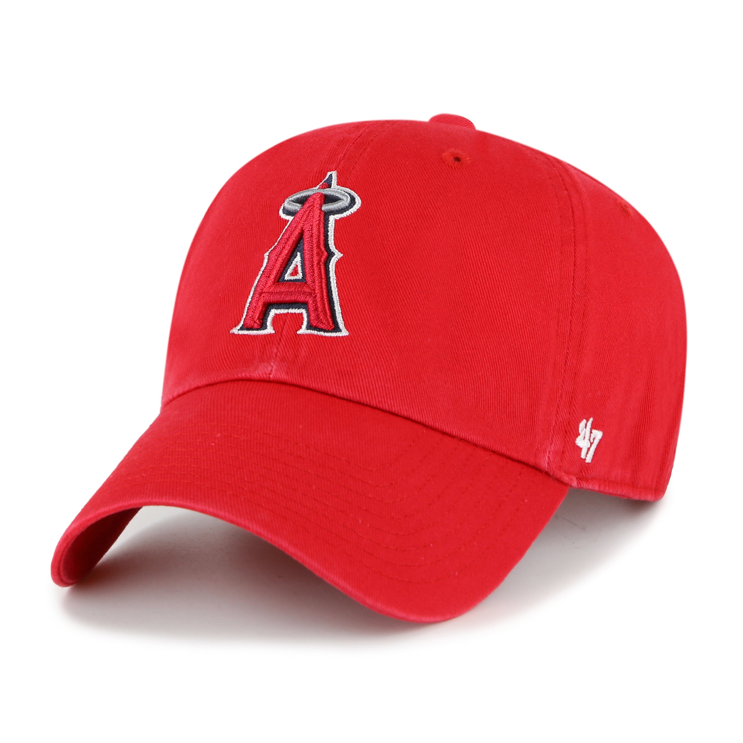 Los Angeles Angels MLB 47 Brand Men's Red Clean Up US Adjustable Hat