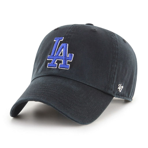 Los Angeles Dodgers MLB 47 Brand Men's Black Clean Up Adjustable Hat