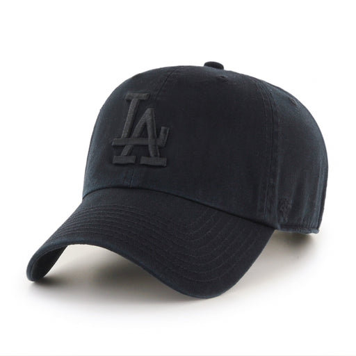 Los Angeles Dodgers MLB 47 Brand Men's Black on Black Clean Up Adjustable Hat