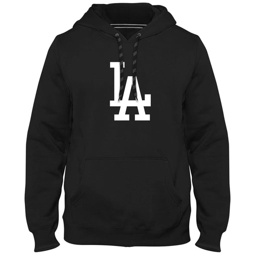 Los Angeles Dodgers MLB Bulletin Men's Black Express Twill Logo Hoodie