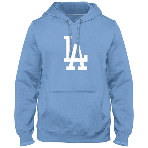 Los Angeles Dodgers MLB Bulletin Men's Light Blue Express Twill Logo Hoodie