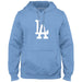 Los Angeles Dodgers MLB Bulletin Men's Light Blue Express Twill Logo Hoodie
