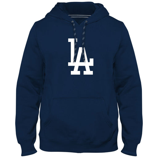 Los Angeles Dodgers MLB Bulletin Men's Navy Express Twill Logo Hoodie