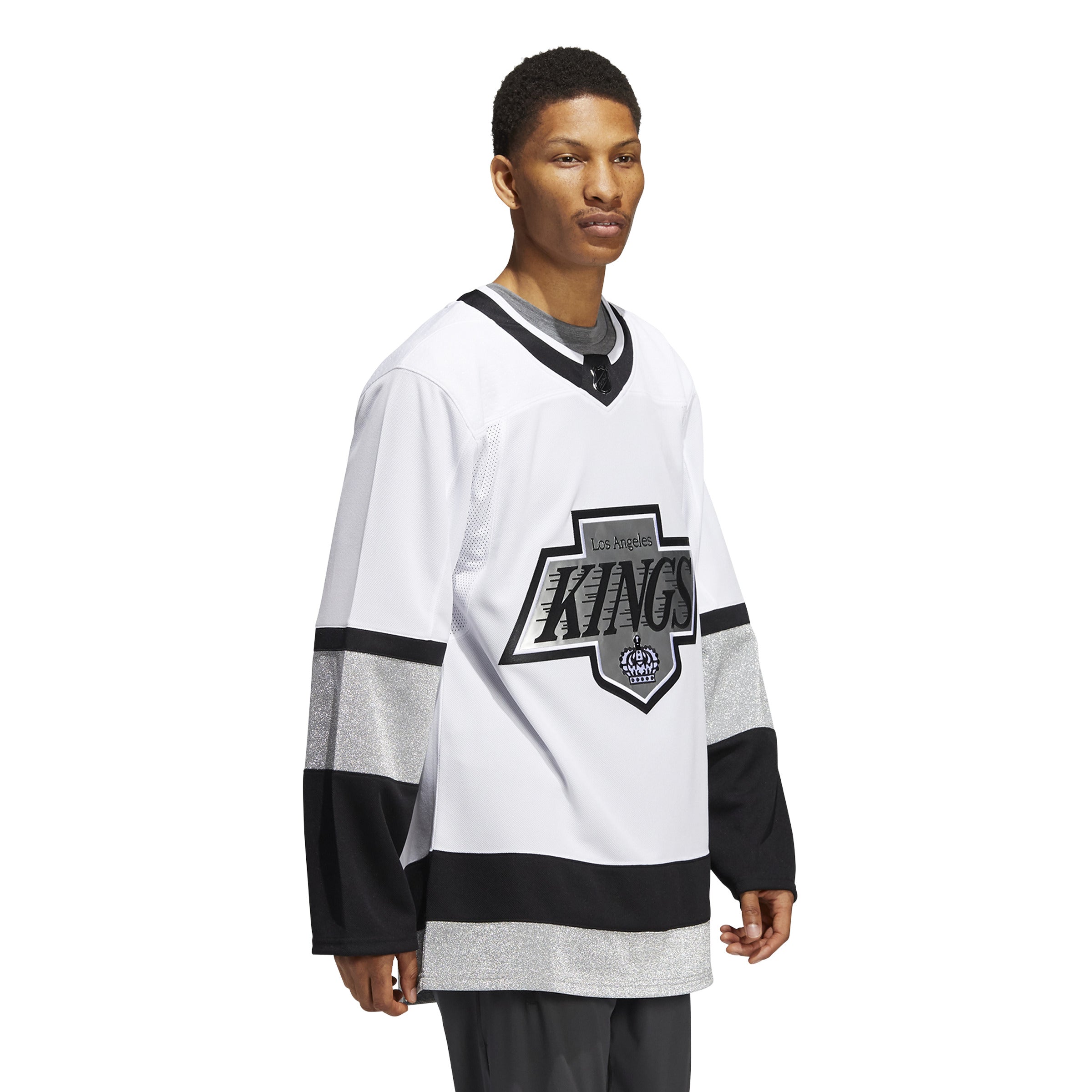 Los Angeles Kings NHL Adidas Men's White Primegreen Alternate Authentic Pro Jersey