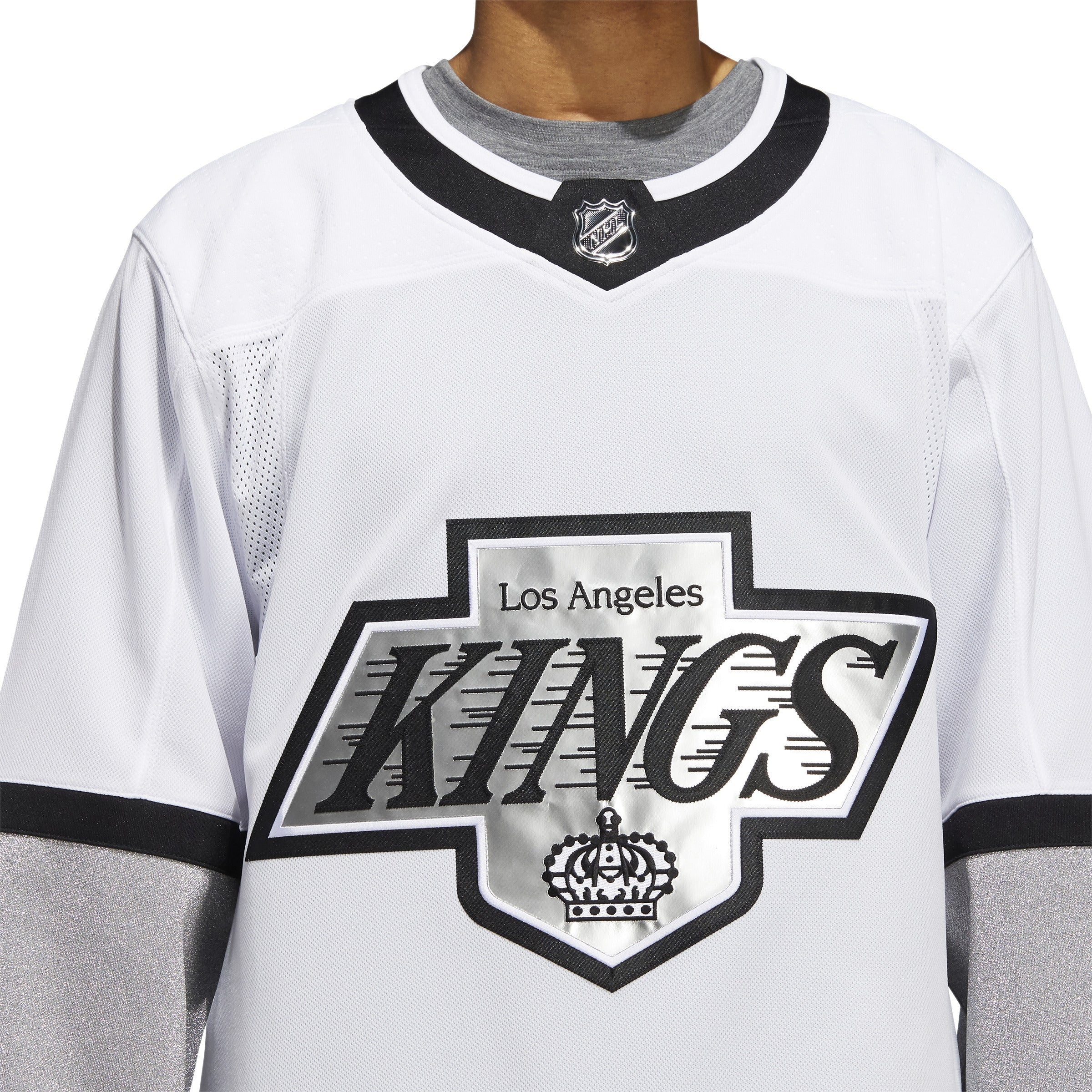 Los Angeles Kings NHL Adidas Men's White Primegreen Alternate Authentic Pro Jersey