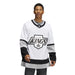 Los Angeles Kings NHL Adidas Men's White Primegreen Alternate Authentic Pro Jersey