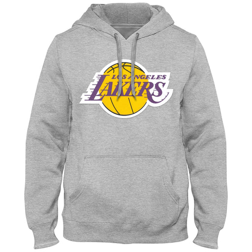 Los Angeles Lakers NBA Bulletin Men's Athletic Grey Express Twill Logo Hoodie