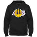 Los Angeles Lakers NBA Bulletin Men's Black Express Twill Logo Hoodie
