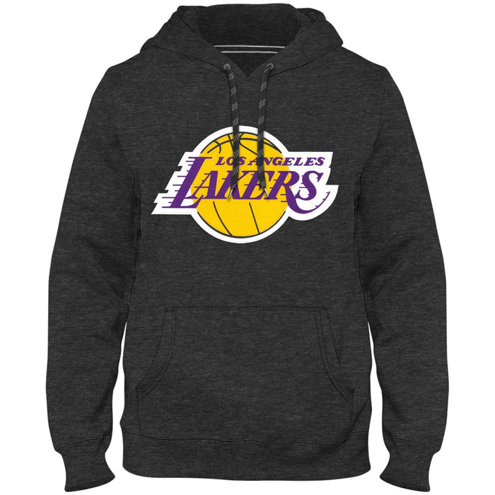 Los Angeles Lakers NBA Bulletin Men's Charcoal Express Twill Logo Hoodie