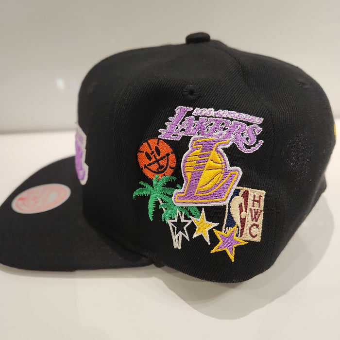 Mitchell & Ness Los Angeles Lakers NBA Clear Field P Panel Dark