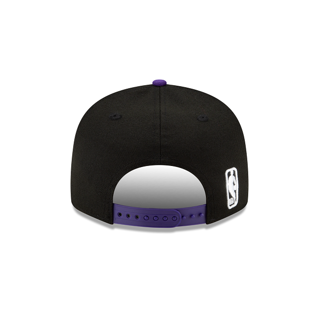 Los Angeles Lakers NBA New Era Men's Black Purple 9Fifty 2 Tone Snapback