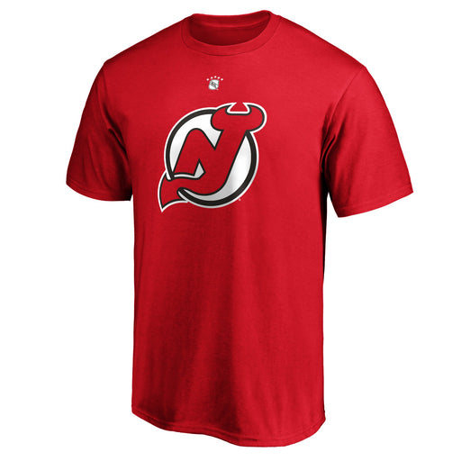 Martin Brodeur New Jersey Devils NHL Fanatics Branded Men's Red Alumni Authentic T-Shirt
