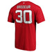Martin Brodeur New Jersey Devils NHL Fanatics Branded Men's Red Alumni Authentic T-Shirt