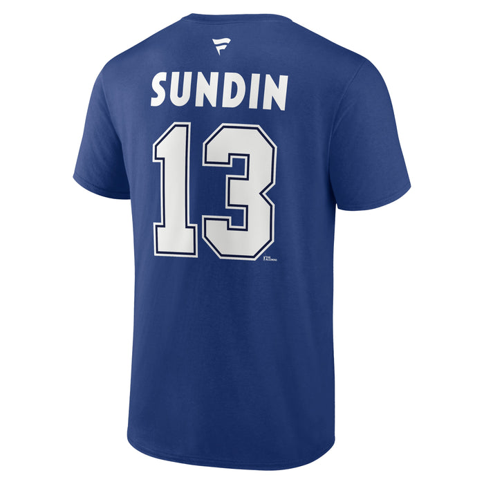 Mats Sundin Toronto Maple Leafs Fanatics Branded Navy Alumni Authentic T-Shirt